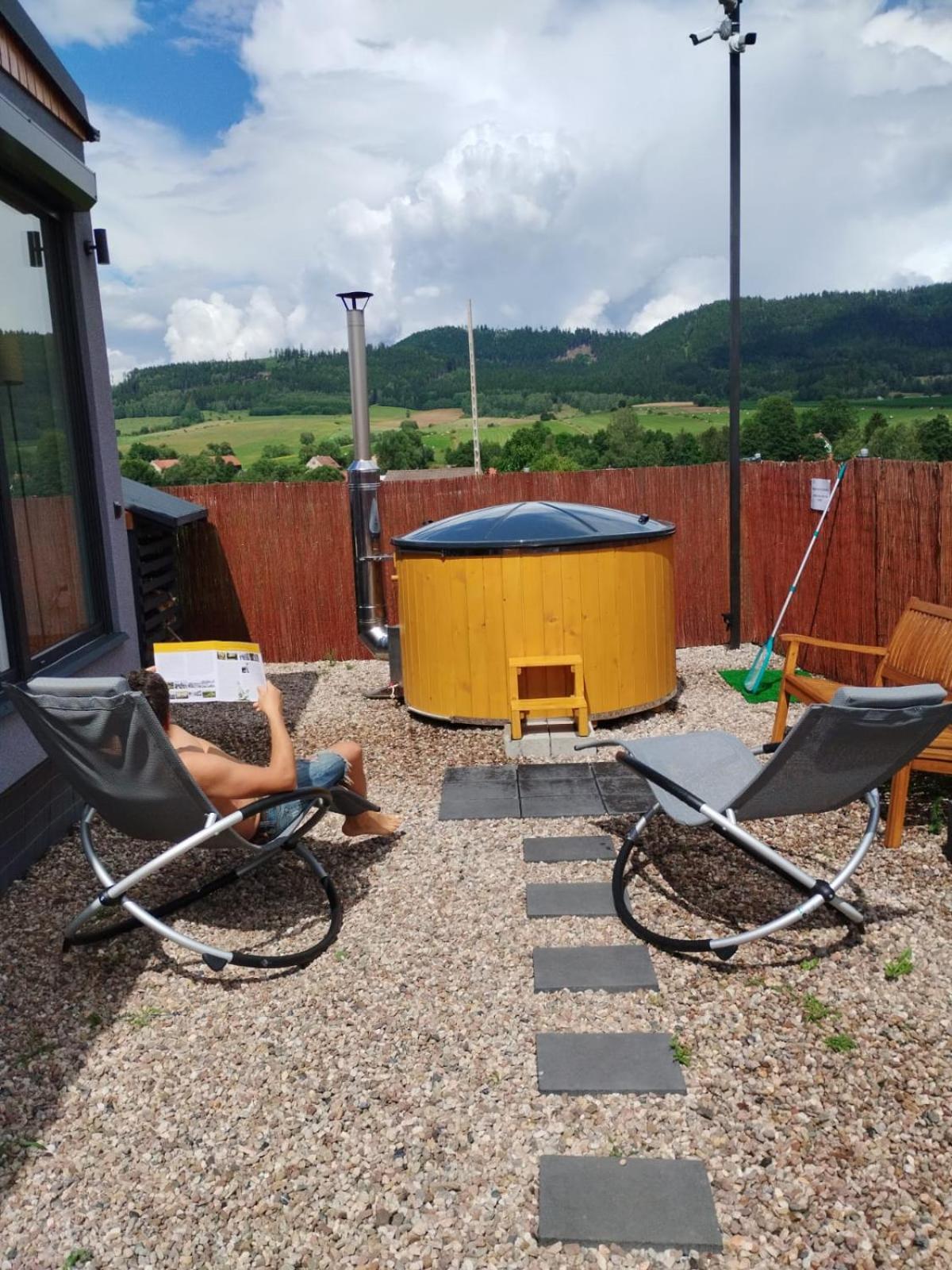 Rajska Polana Domki Premium ,Na Odludziu Z Prywatna Balia Z Jacuzzi I Sauna ,Cisza,Rowery Elektryczne,Gory,Astroprzygoda,- Adrspach, Skalne Miasto, Zamek Ksiaz,Andrzejowka,Karpacz, Sniezka,Janskie Laznie,Pec Mieroszow Eksteriør bilde