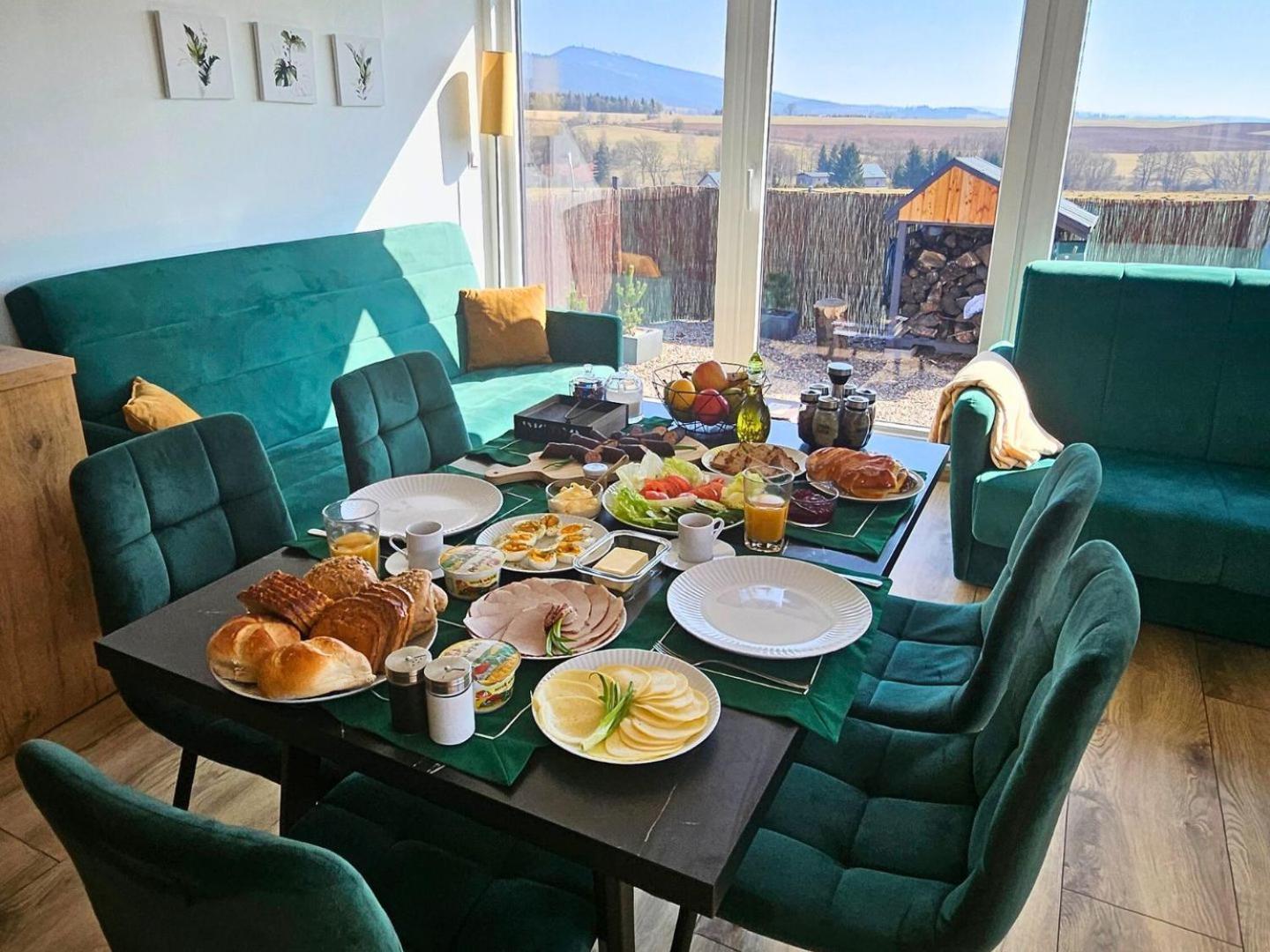 Rajska Polana Domki Premium ,Na Odludziu Z Prywatna Balia Z Jacuzzi I Sauna ,Cisza,Rowery Elektryczne,Gory,Astroprzygoda,- Adrspach, Skalne Miasto, Zamek Ksiaz,Andrzejowka,Karpacz, Sniezka,Janskie Laznie,Pec Mieroszow Eksteriør bilde